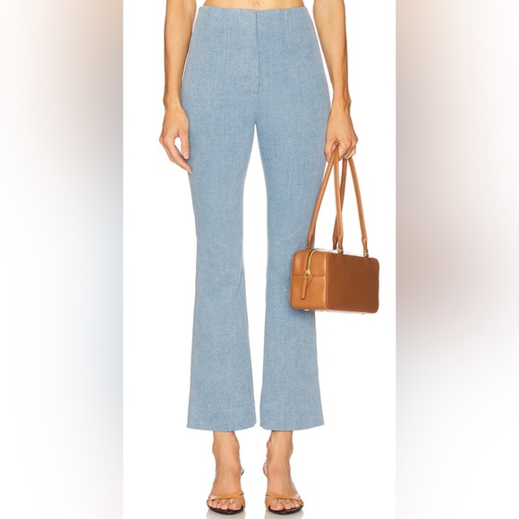 NEW Veronica Beard Hawthorn pant blue mirage - Picture 2 of 9